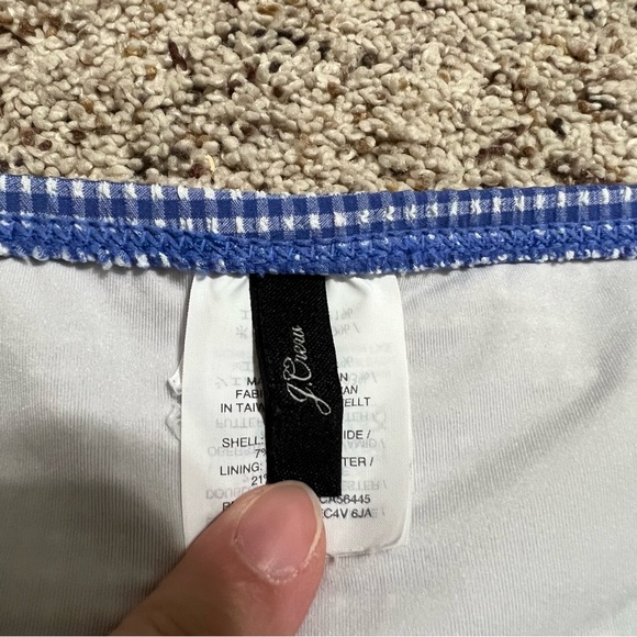 J. Crew Gingham High Waisted Bikini Bottoms—L - Picture 7 of 8